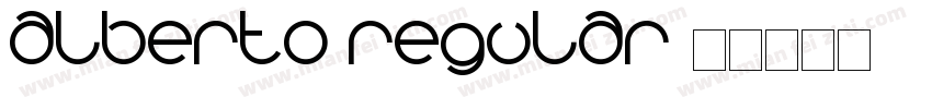 Alberto Regular字体转换
